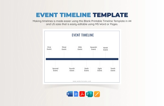 Event Timeline Template