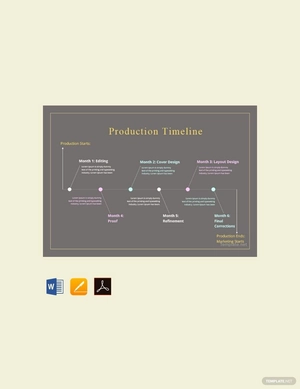 Production Timeline Template