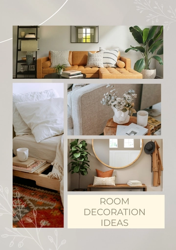 Free Room Decoration Photo Collage Template to Edit Online