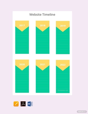 Website Timeline Template