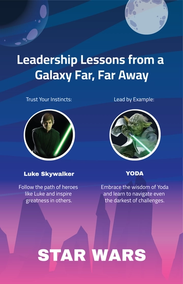 Free Star Wars Leadership Poster Template to Edit Online Free Star Wars Leadership Poster Template to Edit Online