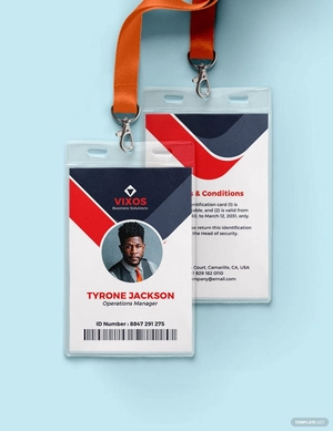 Custom Investigator ID Card Template