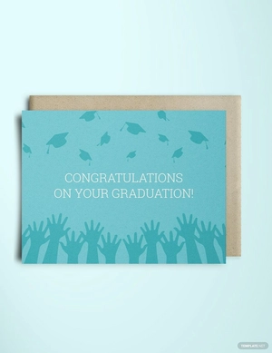 Printable Graduation Congratulations Card Template