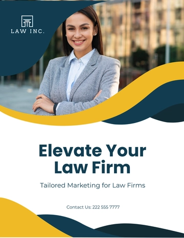 Free Law Firm Marketing Flyer Template to Edit Online