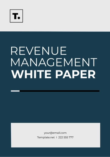 Free Revenue Management White Paper Template to Edit Online