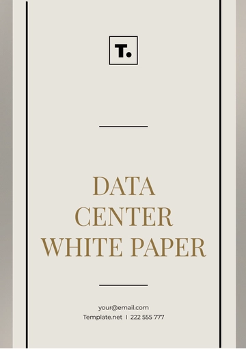 Free Data Center White Paper Template to Edit Online