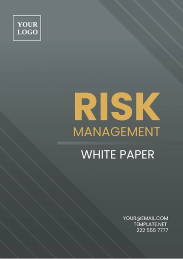 Free Risk Management White Paper Template to Edit Online