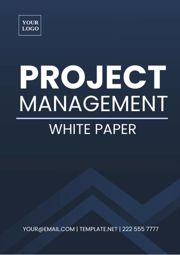 Free Project Management White Paper Template to Edit Online