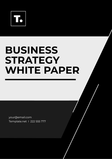 Free Business Strategy White Paper Template to Edit Online