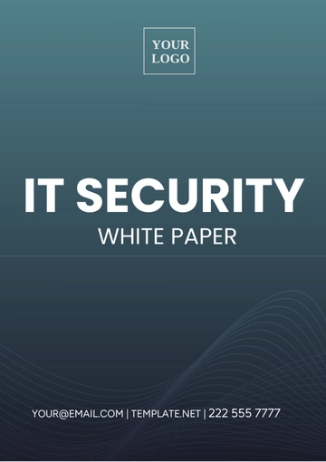 Free IT Security White Paper Template to Edit Online