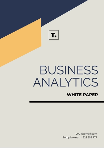 Free Business Analytics White Paper Template to Edit Online