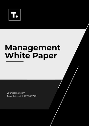 Free Management White Paper Template to Edit Online
