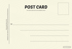Postcard Invitation Template