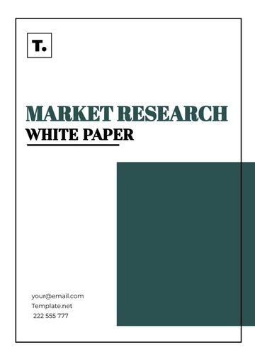 Free Market Research White Paper Template to Edit Online