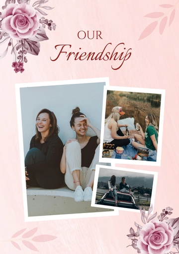 Free Friendship Collage Template to Edit Online