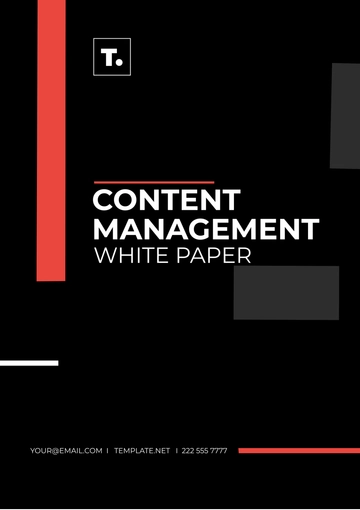 Free Content Management White Paper Template to Edit Online