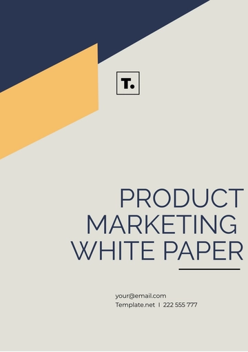 Free Product Marketing White Paper Template to Edit Online