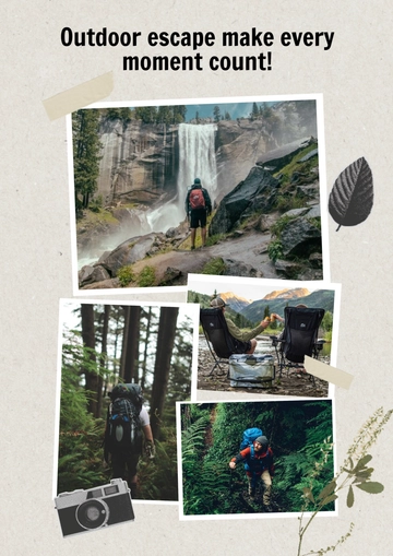Free Outdoor Activities Collage Template to Edit Online