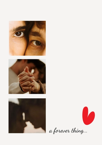 Free Couple Love Moment Photo Collage Template to Edit Online