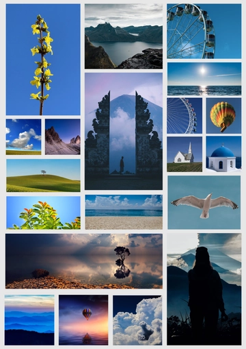 Free 20 Photo Collage Template to Edit Online