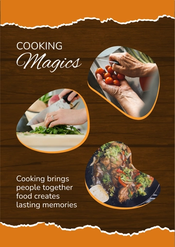 Free Cooking Photo Collage Template to Edit Online