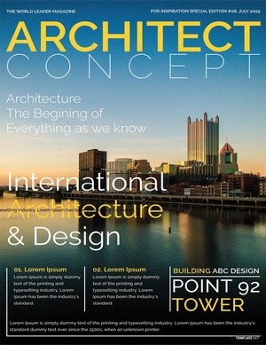 Architect Magazine Cover Page Template
