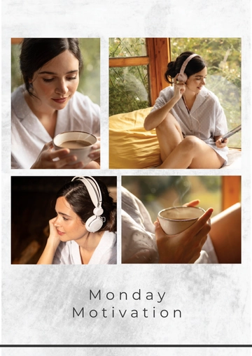 Free Monday Collage Template to Edit Online