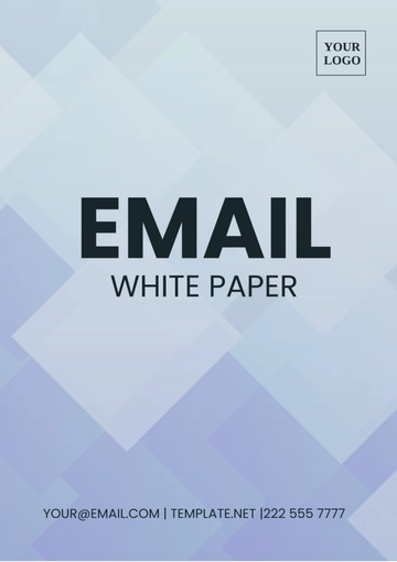 Free Email White Paper Template to Edit Online