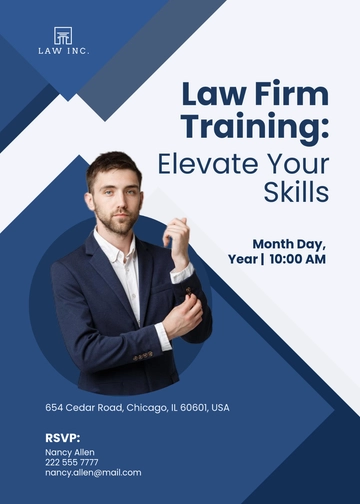 Free Law Firm Training Invitation Template to Edit Online | Template.net