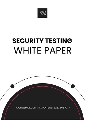 Free Security Testing White Paper Template to Edit Online