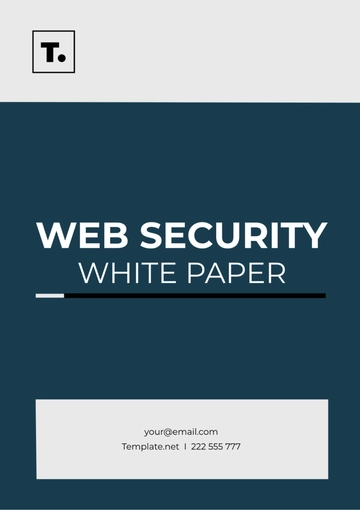 Free Web Security White Paper Template to Edit Online