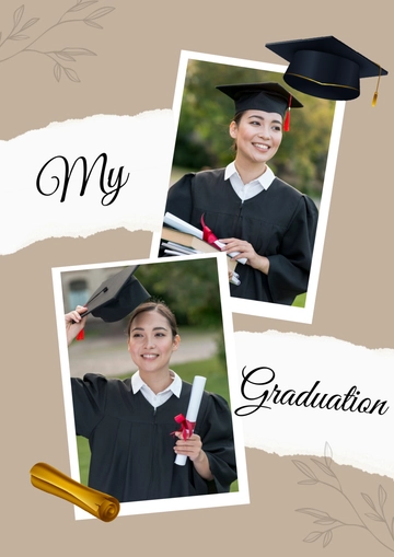 Free Graduation Collage Template to Edit Online