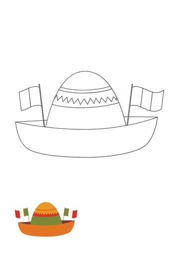 Free Cinco De Mayo Coloring Page for Kindergarten Template to Edit Online