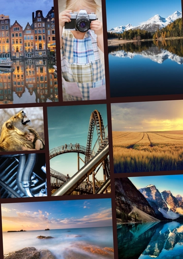 Free Empty Photo Collage Template to Edit Online