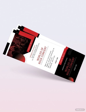 Concert Sale Ticket Template