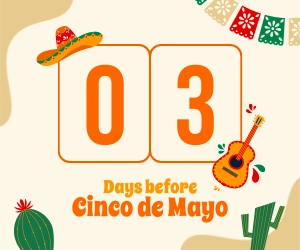 Free Cinco De Mayo Countdown Template to Edit Online