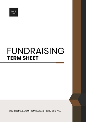 Free Fundraising Term Sheet Template to Edit Online