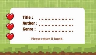 Free Minecraft Book Label Template to Edit Online