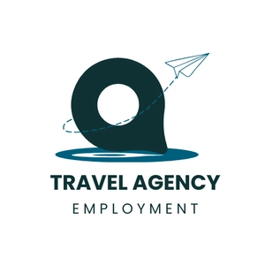 Free Travel Agency Employment Logo Template to Edit Online