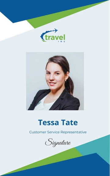 Free Customer Service Representative ID Card Template to Edit Online Free Customer Service Representative ID Card Template to Edit Online