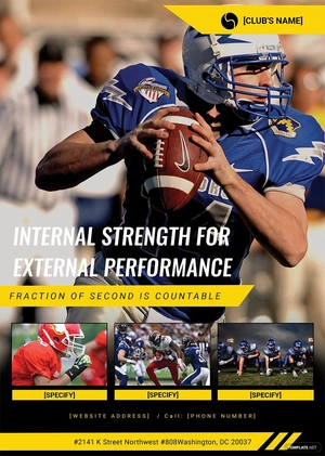 Sports eBook Cover Page Template