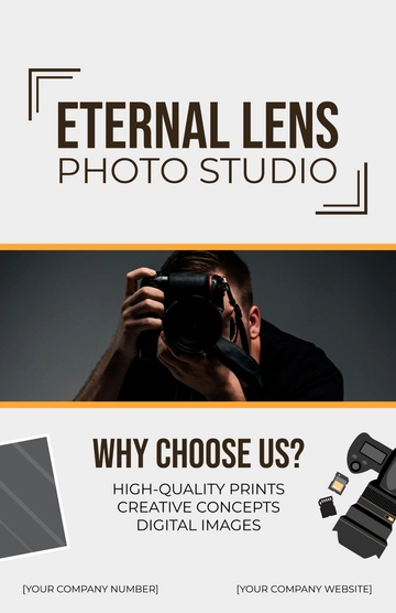 Free Photography Poster Template to Edit Online