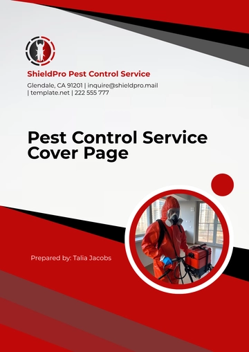 Free Pest Control Service Report Template to Edit Online