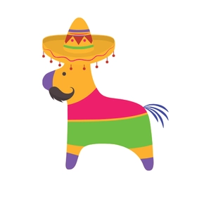 Free Cinco De Mayo Pinata Clipart Template to Edit Online