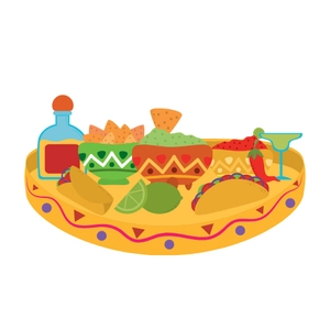 Free Cinco De Mayo Potluck Clipart Template to Edit Online