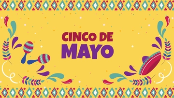 Free Cinco De Mayo Computer Background Template to Edit Online