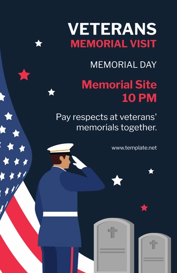 Free Memorial Day Poster Template to Edit Online