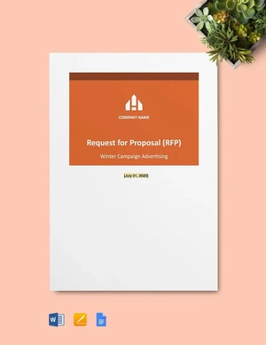 Advertising Request for Proposal Template