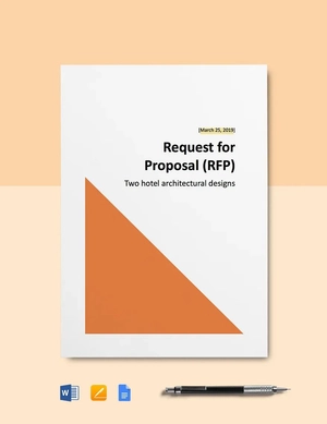 Architect Request for Proposal Template