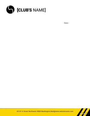 Sports Letterhead Template